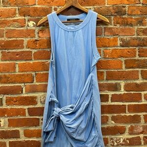 H&M Light Blue Asymmetrical Dress